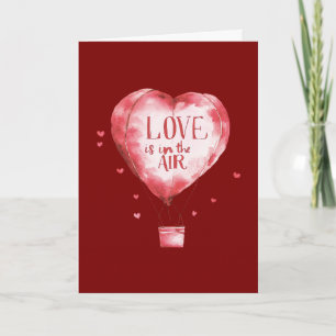 Liefde in de luchtballon kaart
