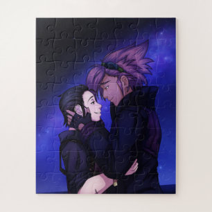 Liefde in de ruimte legpuzzel