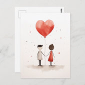 Liefde in eenvoud briefkaart (Voorkant / Achterkant)