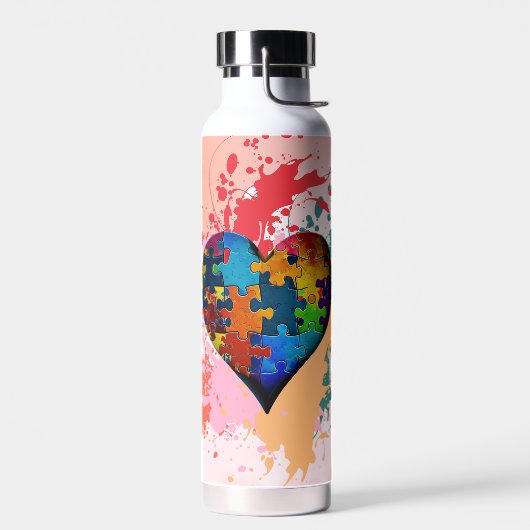 Liefde in elk stuk waterfles (Links)