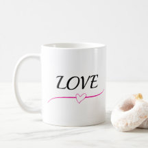 Liefde in elke slok Trendy Design Koffiemok