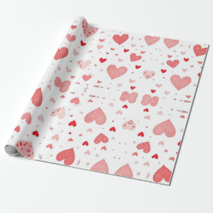 Liefde in elke vouw: Valentijnsdag Wrapping Pape Cadeaupapier