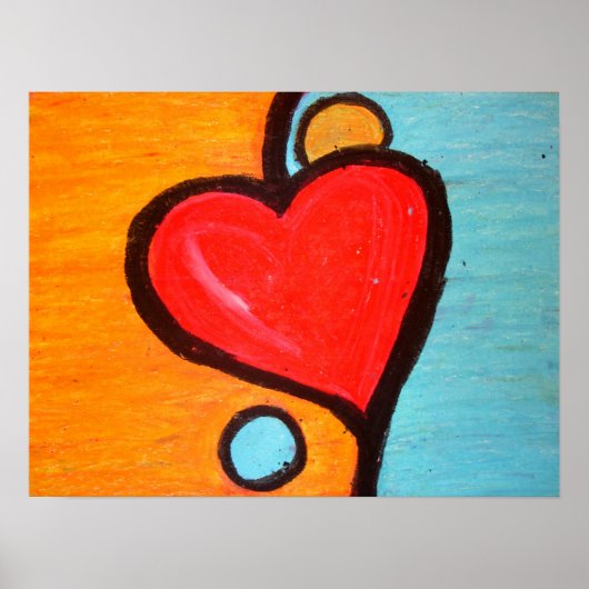 liefde in evenwicht | Afdruk Poster (Voorkant)