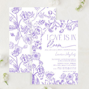 liefde in het Bloom Lavender Vrijgezellenfeest Kaart