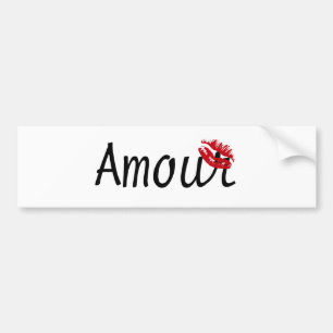 Liefde in het Frans Bumpersticker
