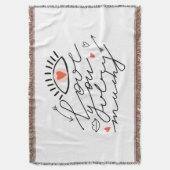 Liefde in het oog:  romantische schoonheid. deken (Voorkant Verticaal)