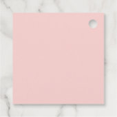 Liefde in het Vrijgezellenfeest Bloom Bedankjes Labels (Achterkant)