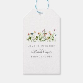 Liefde in het Vrijgezellenfeest Bloom Cadeaulabel