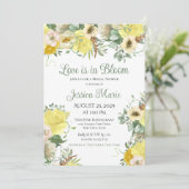 Liefde in het Vrijgezellenfeest Bloom Kaart (Staand voorkant)