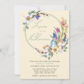 Liefde in het Vrijgezellenfeest Bloom Spring Flowe Kaart (Voorkant)