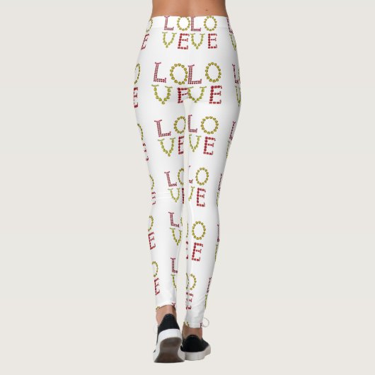Liefde in kleur leggings (Achterkant)