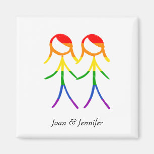 Liefde in kleur magneet