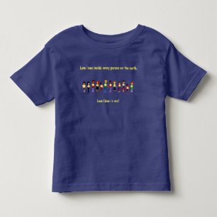 Liefde in mij voor kinderen kinder shirts