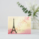 Liefde in Parijs Briefkaart (Staand voorkant)
