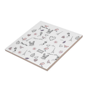 Liefde in Peris Bohemian Chic Floral Boho Girl Tegeltje