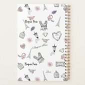 Liefde in Peris Bohemian Chic Floral Boho zuster Planner (Achterkant)