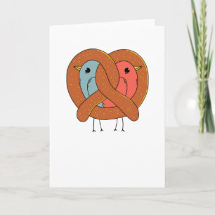 Liefde in Pretzel Kaart