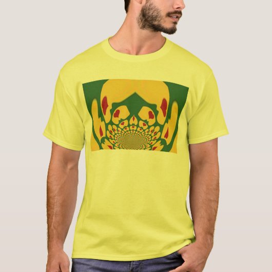 Liefde in Rasta Kleuren: Reggae Hearts T-shirt (Voorkant)