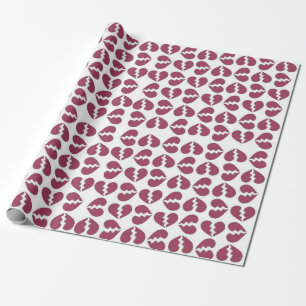 Liefde in Stukken Print Patroon Ontwerp Cadeaupapier
