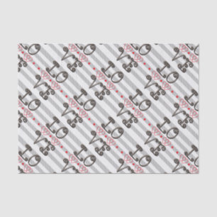 Liefde Infinity Times Infinity Grote Patroon Tissuepapier