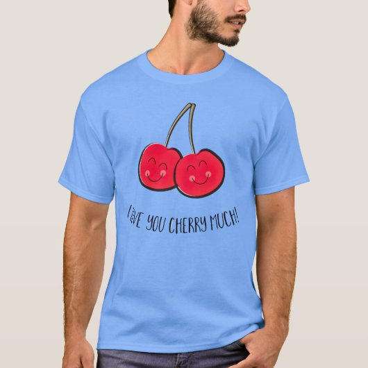 Liefde-infused lachen: Valentijns's-thema kleding T-shirt (Voorkant)
