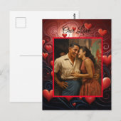 Liefde - Infused Valentijnsdag Post Kaart (Voorkant / Achterkant)