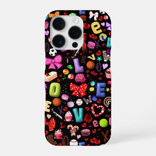Liefde iPhone Hoesje (Achterkant)