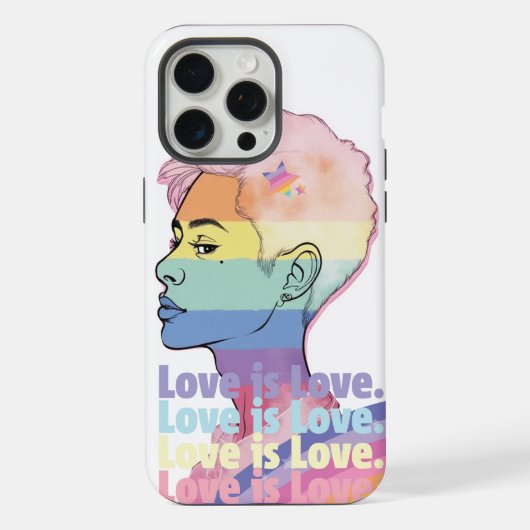 Liefde iPhone Hoesje (Achterkant)