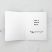 "Liefde is" 40ste huwelijksverjaardagskaart Kaart (Binnen)