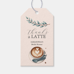 Liefde is aan het Bruisen Bruidsfeest Koffie Favor Cadeaulabel