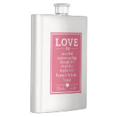 Liefde Is ...aangepaste namen fles Flacon (Rechts)
