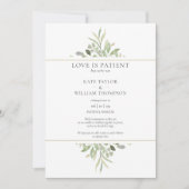 Liefde is aankondiging Patient Wedding Elopement (Voorkant)
