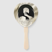 Liefde is alles wat er is Hand Fans Handwaaier (Achterkant)