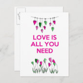 Liefde is alles wat je nodig hebt.jpg briefkaart (Voorkant / Achterkant)