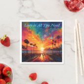 Liefde is alles wat je nodig hebt servet (Insitu)