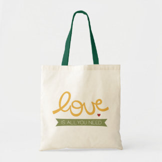 liefde is alles wat je nodig hebt tote bag
