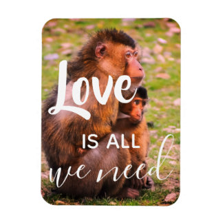 Liefde is alles wat we nodig hebben | Schattige di Magneet