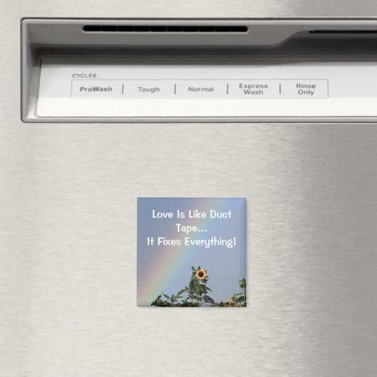 Liefde is als ducttape magneet (Insitu (Vaatwasser))