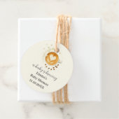 Liefde is Baby shower brouwen Bedankjes Labels (In situ)