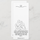 Liefde is begrip kaart (Voorkant / Achterkant)