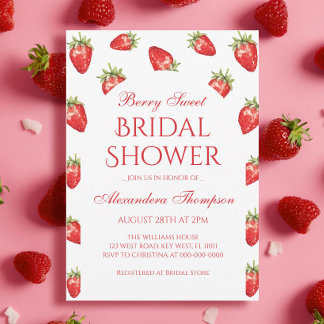 Liefde is Berry Sweet Vrijgezellenfeest Kaart