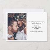 Liefde is Besmettelijk 2 Foto Wijzigingsdatum Trou Aankondiging (Achterkant)