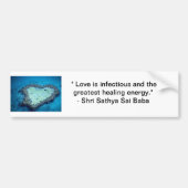 Liefde is besmettelijk bumpersticker (Voorkant)