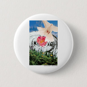 Liefde is bij de Bron Ronde Button 5,7 Cm