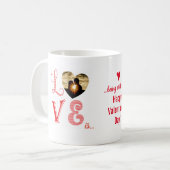 Liefde is bij je Valentijnsdag Mok (Voorkant links)