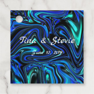 Liefde is blauw bedankjes labels