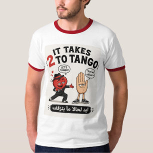Liefde is blind. Er zijn twee om te tango T-shirt