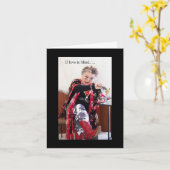 Liefde is blind op Valentijnsdag Kaart (Gele Bloem)