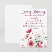 Liefde is Bloeiende Bruid Om Bloeiend Te Zijn Kaart (Voorkant / Achterkant)