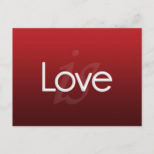 Liefde is Briefkaart (Voorkant)